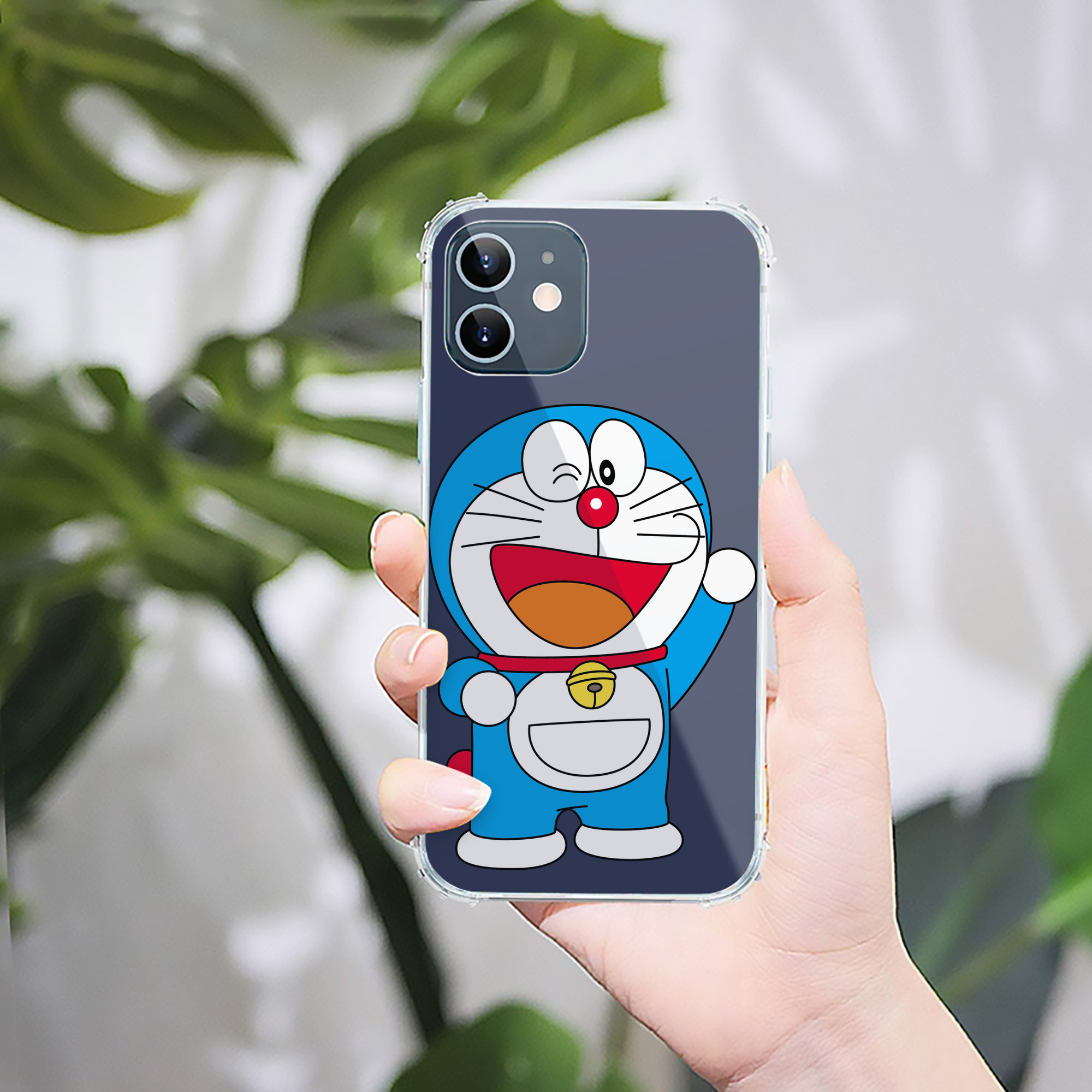 （画像用） ドラえもん Doraemon 【iPhone 12シリーズ対応】透明スマホケース（クリアソフトケース）